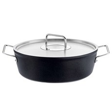 Fissler 菲仕樂 Adamant電磁爐適用不鏽鋼砂鍋, 1個, 25.5cm, 黑色