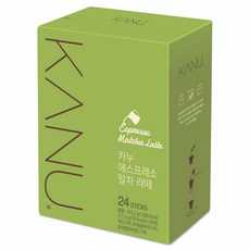 KANU 濃縮抹茶拿鐵隨身包, 24入, 17.3克, 1個