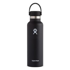 Hydro Flask 廣口保溫瓶, 黑色, 621ml, 1個