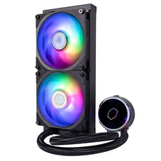 COOLER MASTER 酷碼 MasterLiquid PL240 FLUX CPU散熱器 黑色 MLY-D24M-A23PZ-R1