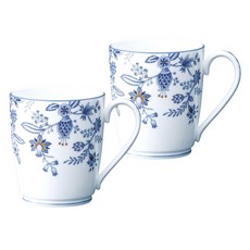 Noritake 藍色 Sorrentino 休閒馬克杯 295ml 4965, 2個