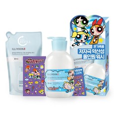 ILLIYOON 一理潤 神經醯胺Ato 6.0多效合一沐浴乳 飛天小女警版 2件組, 1000ml, 1組