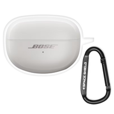 SPACE SHIELD Bose Ultra Open Earbud替換矽膠鑰匙圈保護殼, 透明, 單品