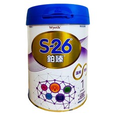 Wyeth 惠氏 S-26 鉑臻 Pro2 新升級嬰兒配方奶粉 1號 0-12個月, 1罐, 800g