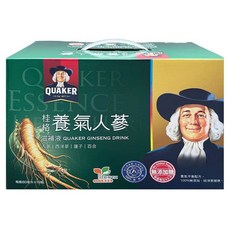 QUAKER 桂格 無糖養氣人蔘滋補液禮盒, 1140ml, 1盒