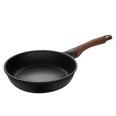 KITCHEN FLOWER Induction Cooking IH Black Wood Pearl平底鍋, 20cm, 1個