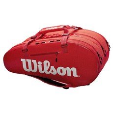 Wilson Super Tour 3羽毛球網球兼用3段包WRZ840815, 紅色的