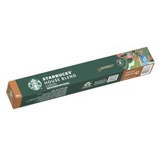 STARBUCKS 星巴克 House Blend 膠囊咖啡 Nespresso咖啡機適用, 5.7g, 10顆, 1盒