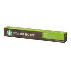 STARBUCKS 星巴克 瓜地馬拉單品膠囊咖啡 Nespresso咖啡機適用, 5.2g, 10顆, 1盒