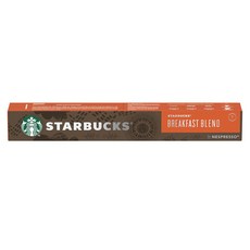 STARBUCKS 星巴克 Breakfast Blend 膠囊咖啡 Nespresso咖啡機適用, 5.6g, 10顆, 1盒