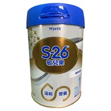 Wyeth 惠氏 S-26 敏兒樂嬰兒配方奶粉 新升級 1號 0-12個月, 1罐, 800g