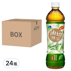 悅氏 油切綠茶, 550ml, 24瓶