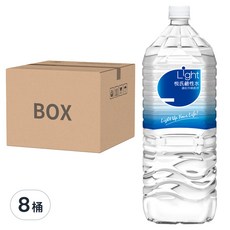 悅氏 Light 鹼性水, 2.2L, 8桶