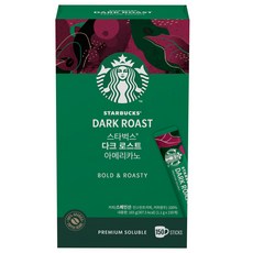 STARBUCKS 星巴克 深度烘焙美式咖啡豆混合 1.1 克, 1.1g, 150入, 1個