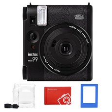 FUJIFILM 富士 instax 馬上看 Mini 99拍立得 黑色+專用保護殼+Origin迷你相冊 隨機出貨+迷你相框組, SQ40, 1組