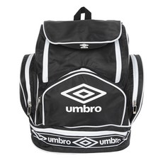 UMBRO 復古義大利後背包 30757U-090, 黑+白