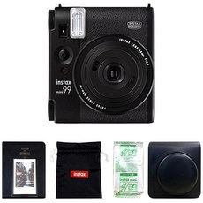 FUJIFILM 富士 instax 馬上看 Mini 99拍立得+專用包+迷你底片 10入+馬卡龍2層相冊 隨機出貨+收納包組, 單品, 1組