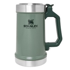 STANLEY ​​​經典系列 加蓋啤酒杯 錘紋綠 709ml, 1個