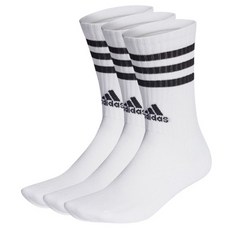 adidas 愛迪達 三線氣墊襪 HT3458, 白色