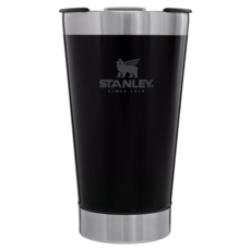 STANLEY 台灣公司貨 經典系列 加蓋品脫杯, 1個, 消光黑, 470ml