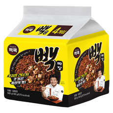 PAIK COOK 白種元炸醬泡麵 140g, 4包