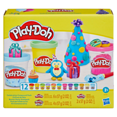 Hasbro 孩之寶 Play-Doh 培樂多 慶祝派對彩色黏土組, 684g, 1組