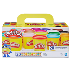 Hasbro 孩之寶 Play-Doh 培樂多 繽紛20色黏土組, 1680g, 1組