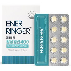 HL SCIENCE Enerringer 優質活性葉酸 400 9g, 1個, 30顆