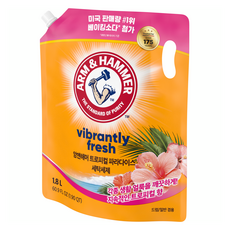 ARM&HAMMER 熱帶天堂常規滾筒洗衣粉補充裝, 1個, 1.8L