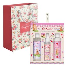 Cath Kidston 鬱金香身體保養3件組+購物袋, 1組