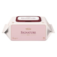 Bebesup Signature系列 嬰幼兒濕紙巾 掀蓋式 紅色款, 70張, 20包