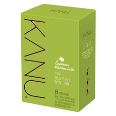 KANU 抹茶拿鐵咖啡, 17.3g, 8條, 1盒