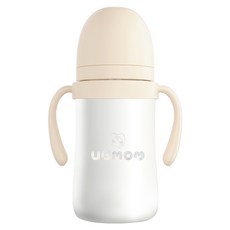 UBMOM 防止逆流漏水保溫杯, 米色, 220ml, 1個