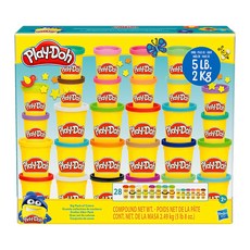 Hasbro 孩之寶 Play-Doh 培樂多 經典色黏土大禮包, 2.49kg, 1組