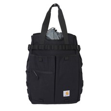 carhartt 尼龍束帶頂部可轉換手提背包 28L B0000419-001, 黑色