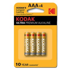 KODAK 柯達 超優質鹼性 AAA 電池, 4入, 1個