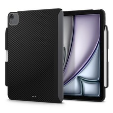 Spigen iPad Enzo 芳綸妙控鍵盤相容保護套 ACS07757, 1個, 黑色