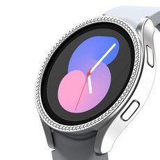 IAMPANDA Galaxy Watch 方形錶殼 40 mm, 1個, 銀