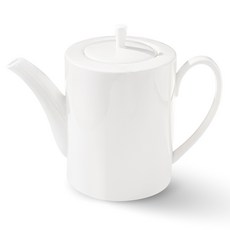 HANKOOK CHINAWARE 骨瓷高級白茶會茶壺, 白色, 1L, 1個