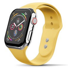 GOOSPERY Apple Watch矽膠錶帶, 黃色的