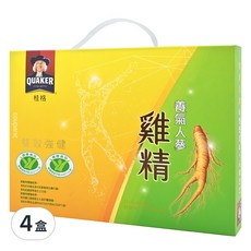 QUAKER 桂格 養氣人蔘雞精禮盒 8瓶, 544ml, 4盒