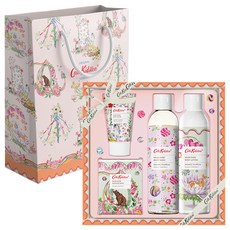 Cathkidson Muscrow 身體套組 4 件 + 購物袋（沐浴露 200ml + 潤膚露 200ml + 身體磨砂膏 30ml + 香皂 100g + 購物袋）, 1組