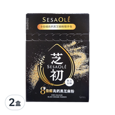 SESAOLE 芝初 高鈣黑芝麻粉 12包入, 84g, 2盒