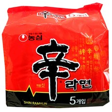 NONGSHIM 農心 辛拉麵 120g, 5個