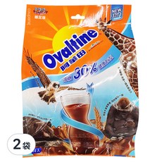 Ovaltine 阿華田 減糖營養巧克力麥芽飲品, 31g, 14包, 2袋