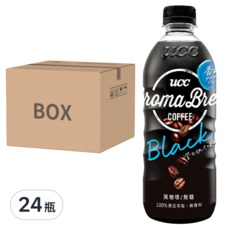 ucc AROMA艾洛瑪黑咖啡, 500ml, 24瓶