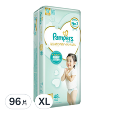 Pampers 幫寶適 台灣公司貨 2023新升級 日本原裝 一級幫 黏貼型尿布, XL, 96片