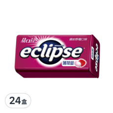 Eclipse 易口舒 無糖薄荷錠 繽紛野莓, 31g, 24盒