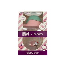 b.box HELLO KITTY重力球吸管杯 240ml, 粉綠, 1個