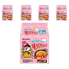 SAMYANG 三養 奶油白醬火辣雞肉風味鐵板炒麵, 20包